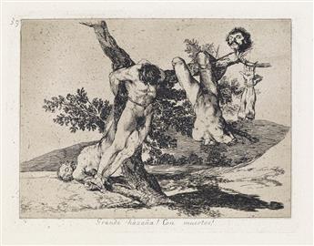 FRANCISCO JOSÉ DE GOYA Los Desastres de la Guerra.